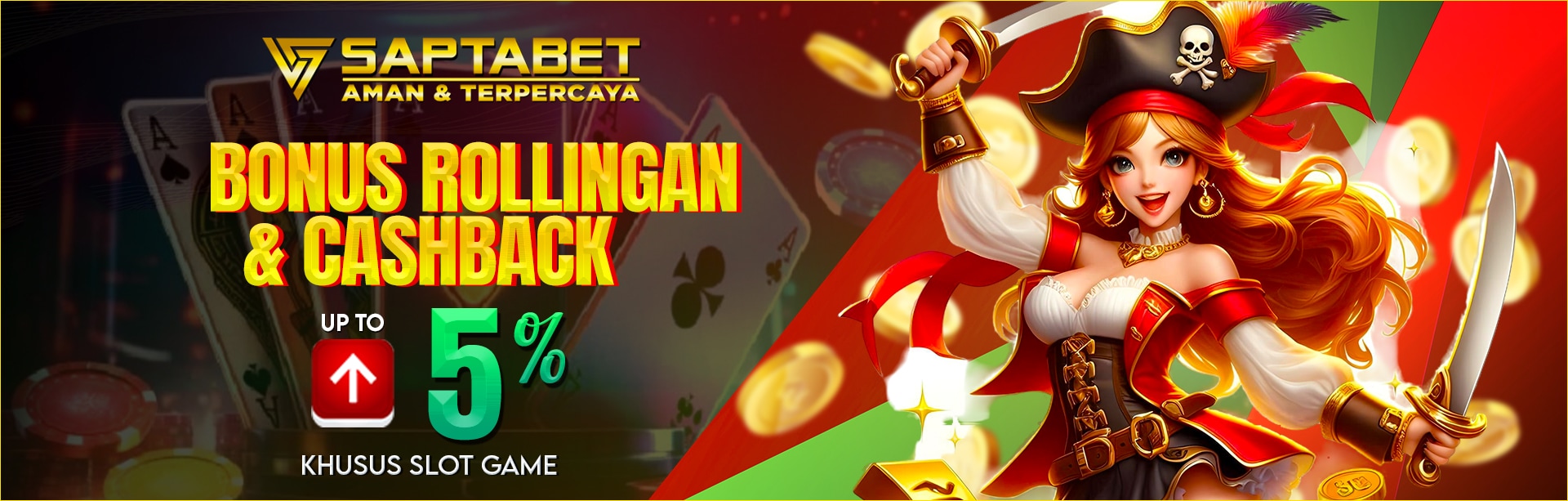 BONUS CASHBACK & ROLLINGAN SLOT